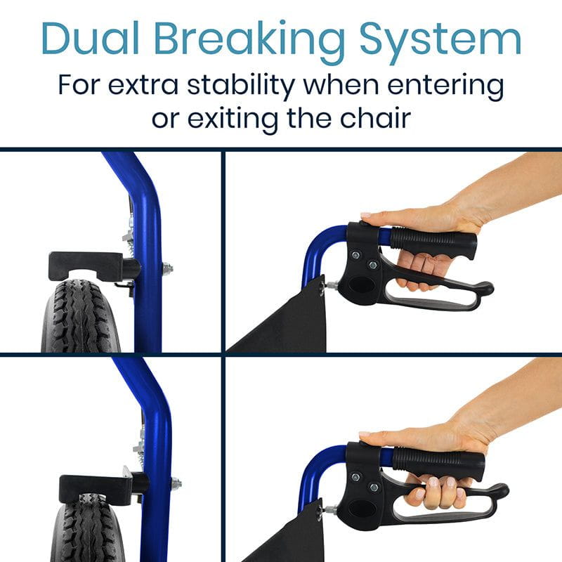 Foldable Transport Wheelchair