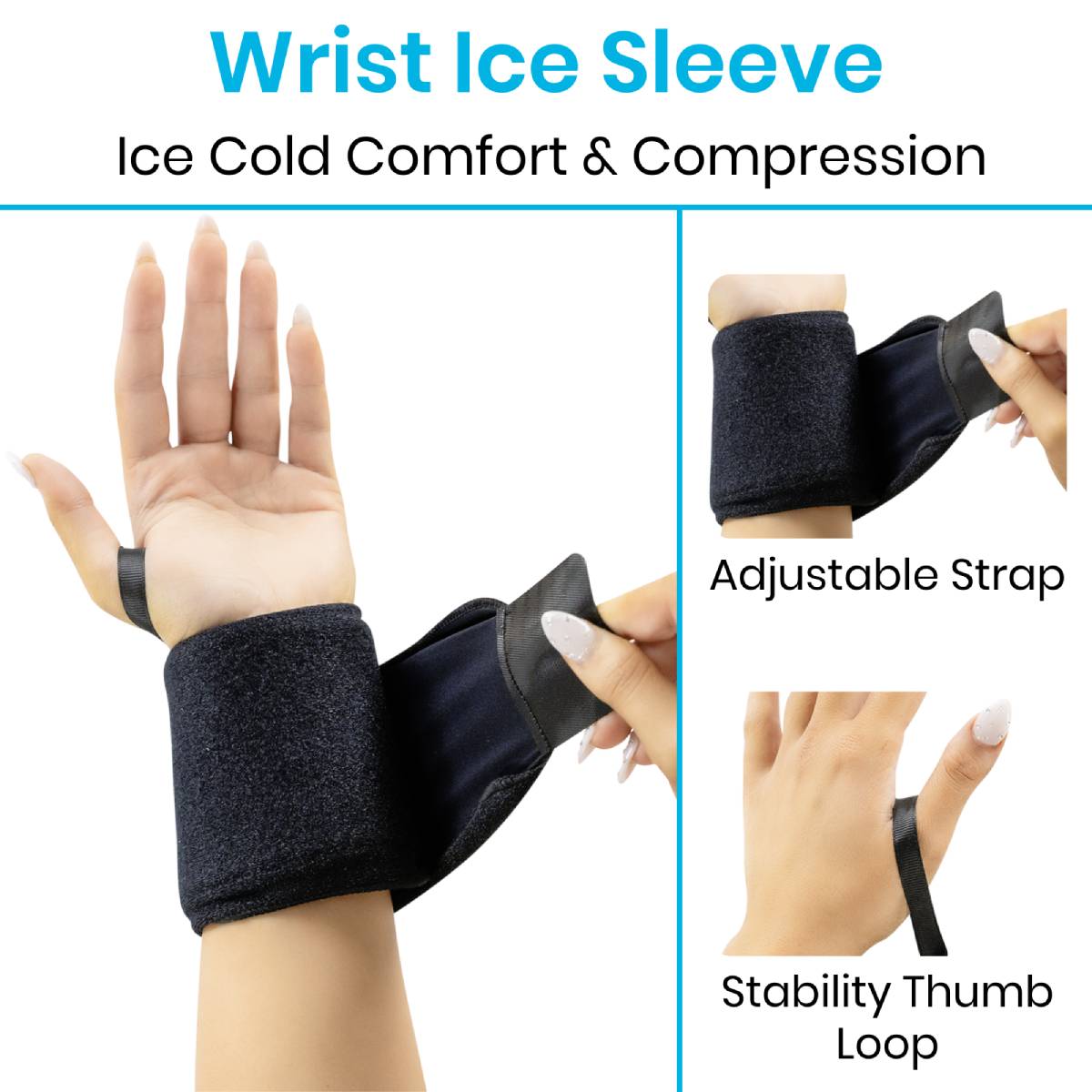 Hot & Cold Wrist Wraps Revolutionary Relief for Every Wrist Condition